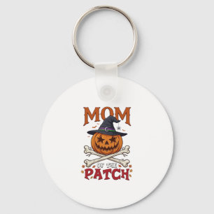 Mama-Patch-Halloween-Kürbis-Hexenhut-Totenkopf_1 Schlüsselanhänger