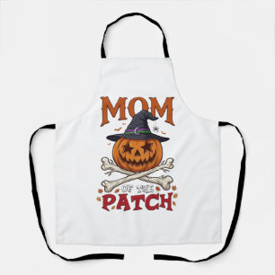 Mama-Patch-Halloween-Kürbis-Hexenhut-Totenkopf_1 Schürze