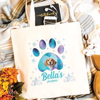 Mama Paw Custom Foto Tragetasche