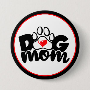 Mama Paw Herztasten Button