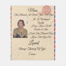 Mama personalisieren Fleece Blanket