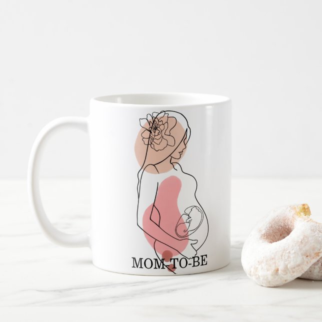 Mama Personalisiert zu sein Art Boho Tasse (Mit Donut)