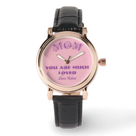 Mama Personalisierter Name Niedlich Geschenk für M Armbanduhr