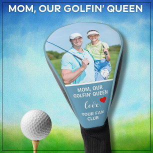 Mama Personalisiertes Foto für unsere Golfin-König Golf Headcover