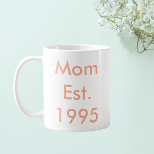 Mama Personalisiertes Jahr Kaffeetasse