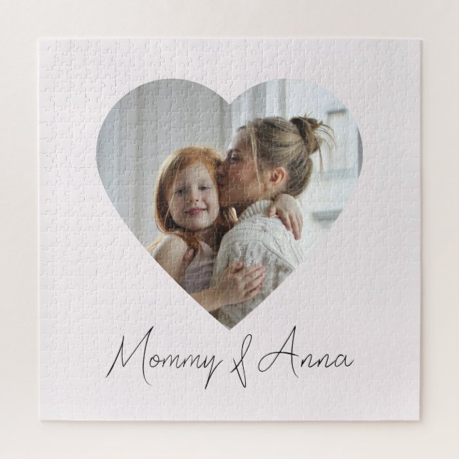 Mama-Personalisiertes-Namen- und Foto-Puzzle Puzzle (Vertikal)