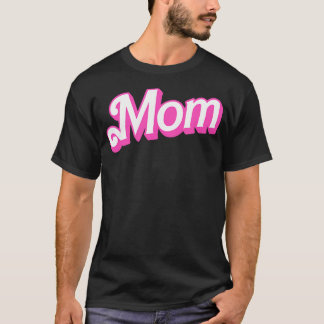 Mama Pink White Overlapping Schriftart Halloween K T-Shirt