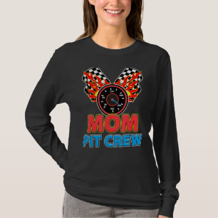 Mama Pit Crew Auto Racer Familie Matching Racing T-Shirt