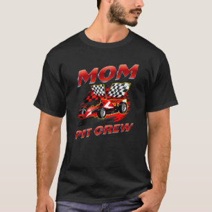 Mama Pit Crew Race Auto Geburtstagsparty Racing Fa T-Shirt