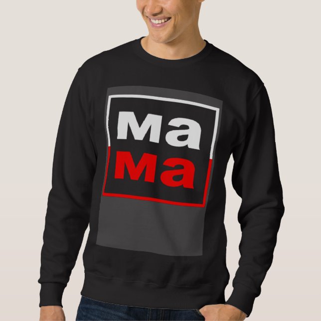 Mama Polski Polnische Mama Bekleidung Süßer Mutter Sweatshirt (Vorderseite)