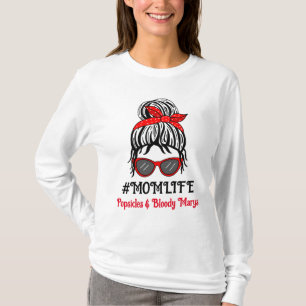 Mama   Popsicles and Bloody Marys T-Shirt