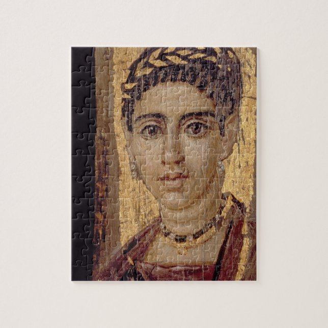 Mama-Porträt einer Frau, von Fayum, Romano-Egyp Puzzle (Vertikal)