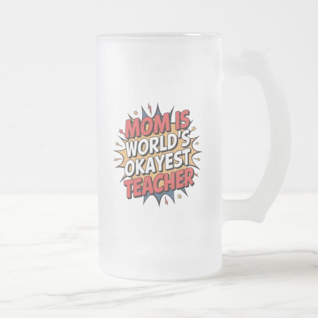 Mama Power Mattglas Bierglas (Rechts)