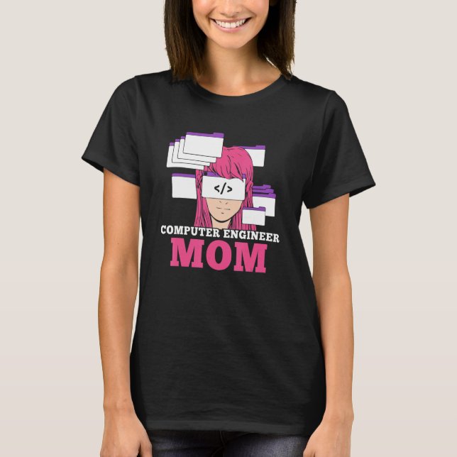 Mama-Programmier-Programmier T-Shirt (Vorderseite)