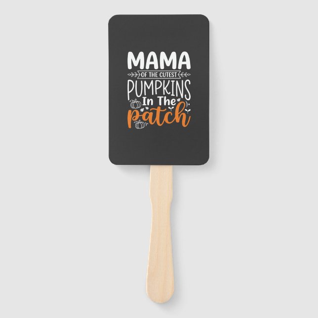 Mama Pumpkins Patch Halloween Design_1 Fächer (Vorderseite)