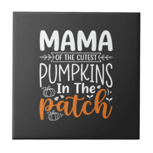 Mama Pumpkins Patch Halloween Design_1 Fliese