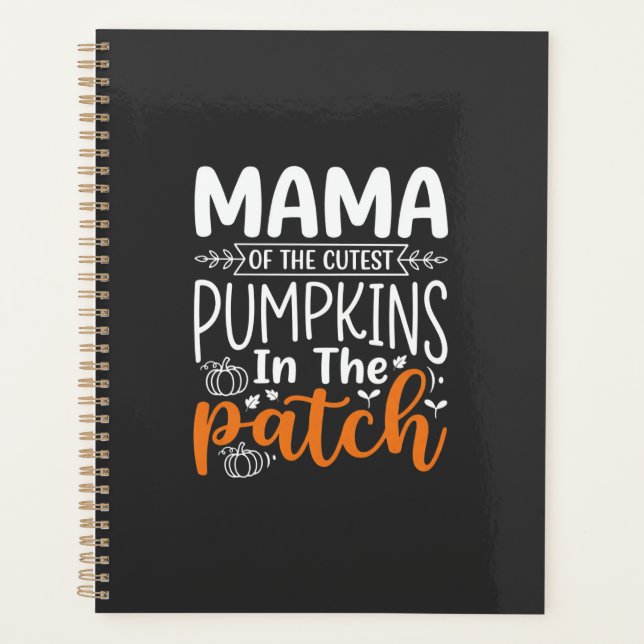 Mama Pumpkins Patch Halloween Design_1 Planer (Vorderseite)
