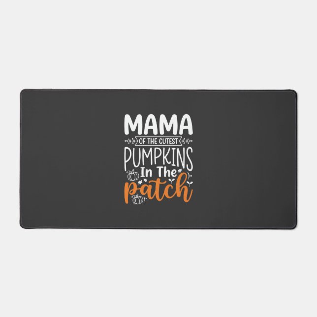 Mama Pumpkins Patch Halloween Design_1 Schreibtischunterlage (Vorderseite)