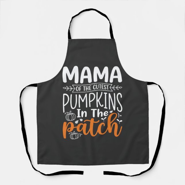 Mama Pumpkins Patch Halloween Design_1 Schürze (Vorderseite)