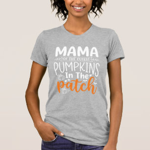 Mama Pumpkins Patch Halloween Design_1 T-Shirt