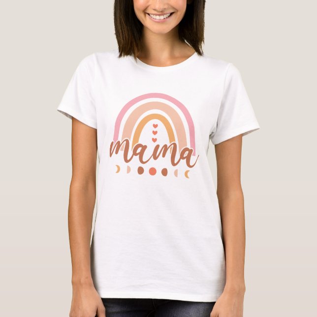 Mama Rainbow T-Shirt (Vorderseite)