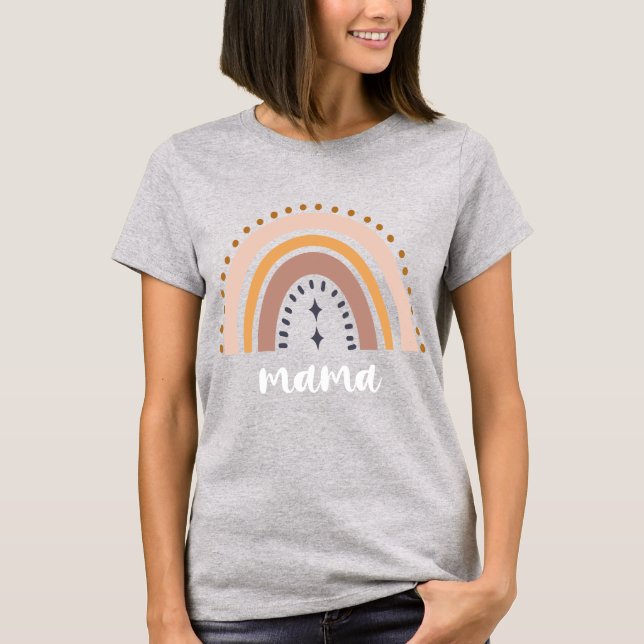 Mama Rainbow T-Shirt (Vorderseite)