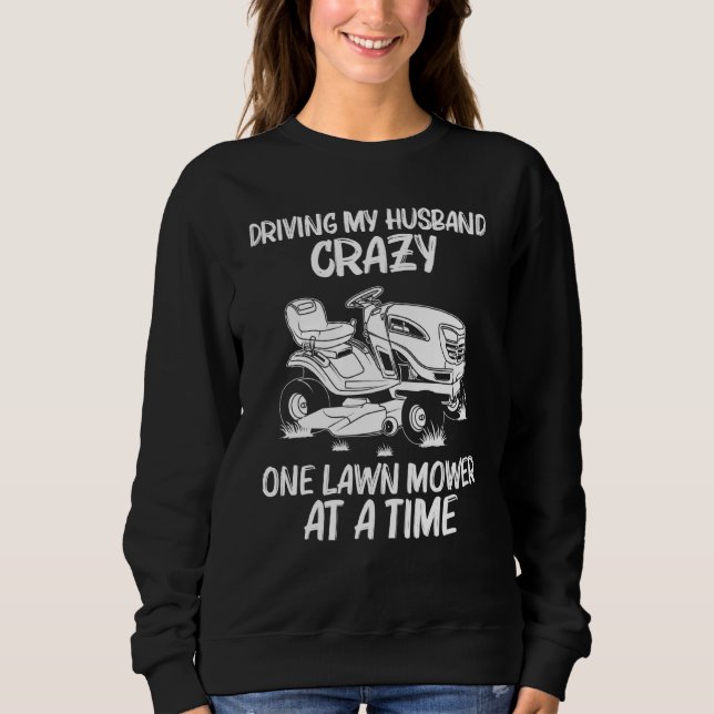 Mama Rasenmäher  Mäher Garten mit Garten Sweatshirt (Vorderseite)
