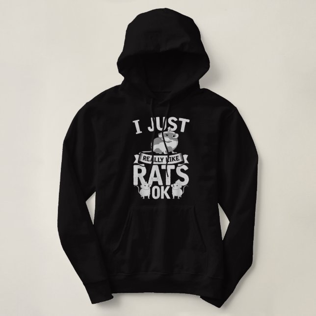 Mama Rats Lover Girls Hoodie (Design vorne)