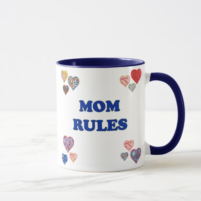 Mama-Regeln Tasse (Rechts)