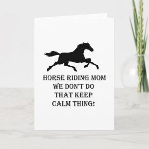 Mama Reiten Funny Mothers Tagesgeschenke Karte