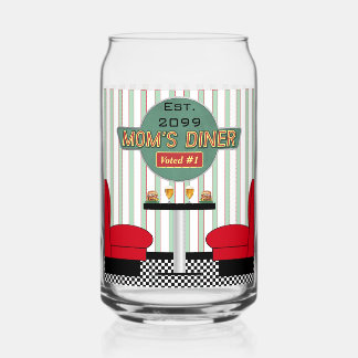 Mama Retro Diner Trinkbehälter Dosenglas