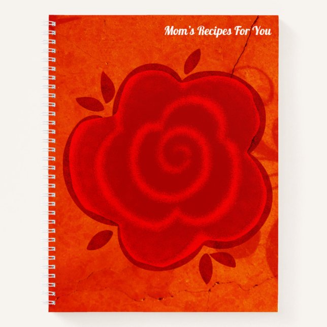 Mama-Rezepte-SpiralNotebook Notizbuch (Vorderseite)