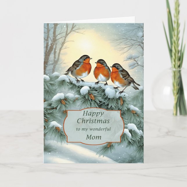Mama Robins Frohe Weihnachten (Vorderseite)