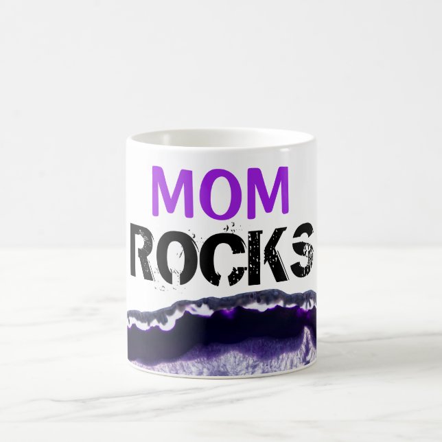 *~* Mama Rocks Stones Lapidary Agate Kaffeetasse (Mittel)
