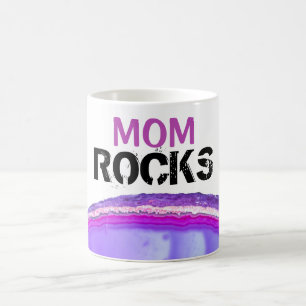 *~* Mama Rocks Stones Lapidary Agate Slab Kaffeetasse