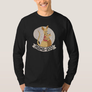 Mama Roo Känguru Australien Beste Mutter Aller Zei T-Shirt
