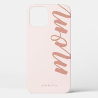 Mama Rosa und Rose Gold Minimalistisch iPhone 12 F