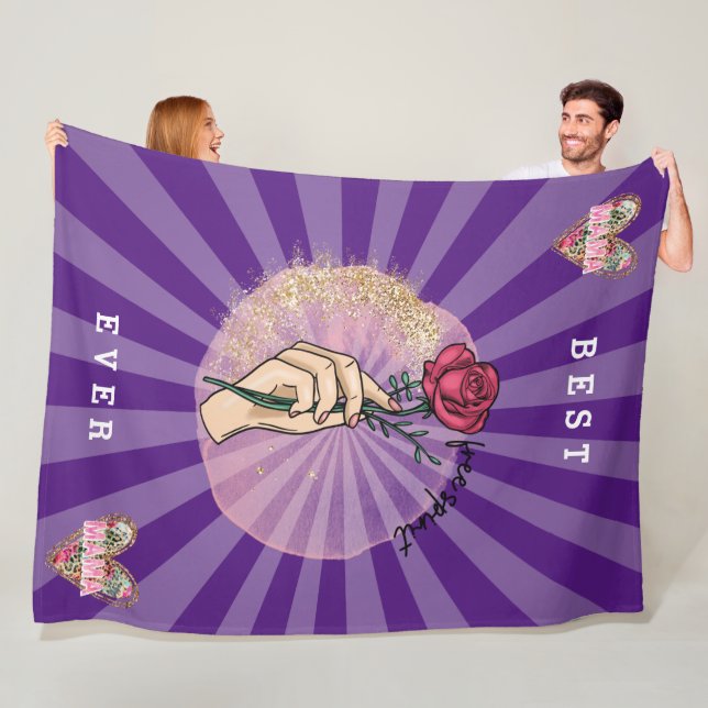 Mama-Rose individualisiert am besten je Fleecedecke (Beispiel)