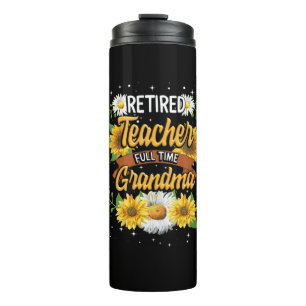 Mama Ruhestandslehrerin Vollzeit-Oma-Rente Thermosbecher