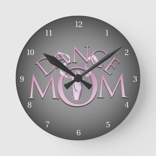 Mama Runde Wanduhr (Vorderseite)