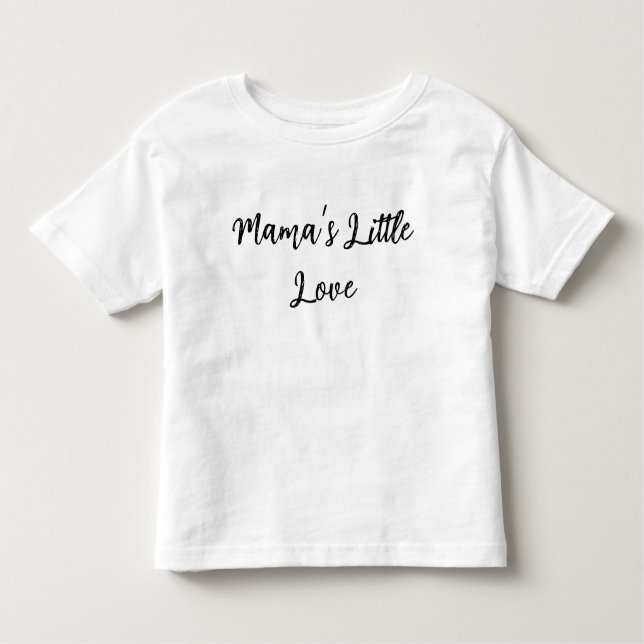 Mama’s Little Love Baby Kleinkind T-shirt (Vorderseite)
