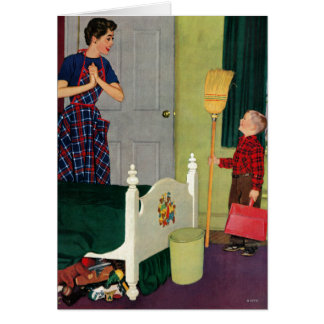 Mama, säuberte ich meinen Raum!