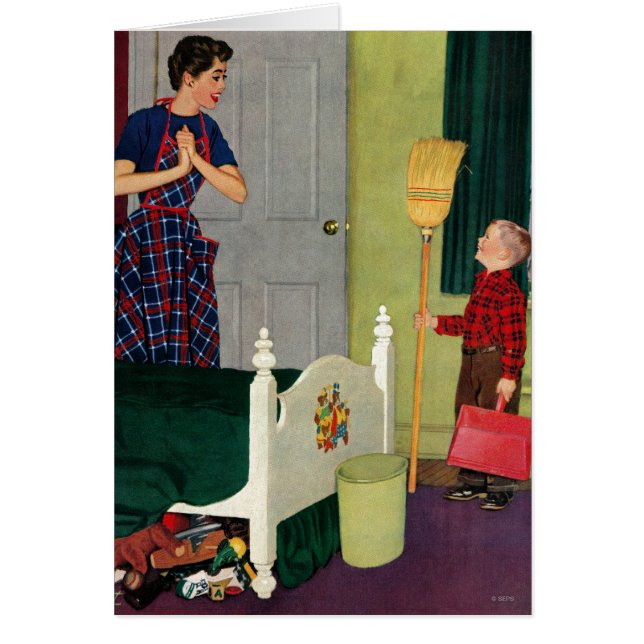 Mama, säuberte ich meinen Raum! (Vorne)