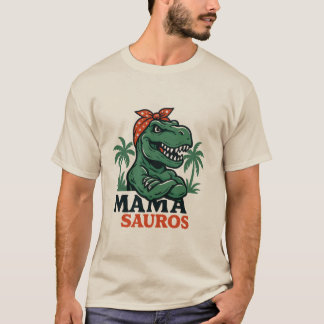 Mama Saurus Dino - Coole Dinosaurier-Mama Grafisch T-Shirt