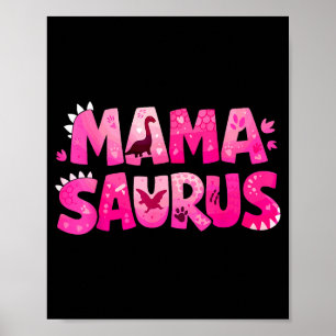 Mama Saurus lustiger Dino-Geburtstag für Mütter Ki Poster