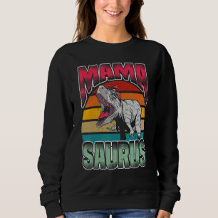 Mama Saurus Mamasaurus Trex Dinosaurier Sweatshirt