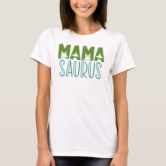 Mama Saurus, Muttertag T-Shirt (Vorderseite)