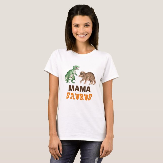 Mama Saurus T Shirt (Vorne ganz)