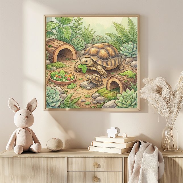 Mama-Schildkröte und Babyzimmer Poster (Von Creator hochgeladen)