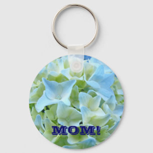 MAMA! Schlüsselanhänger Geschenke Blue Hydrangea B